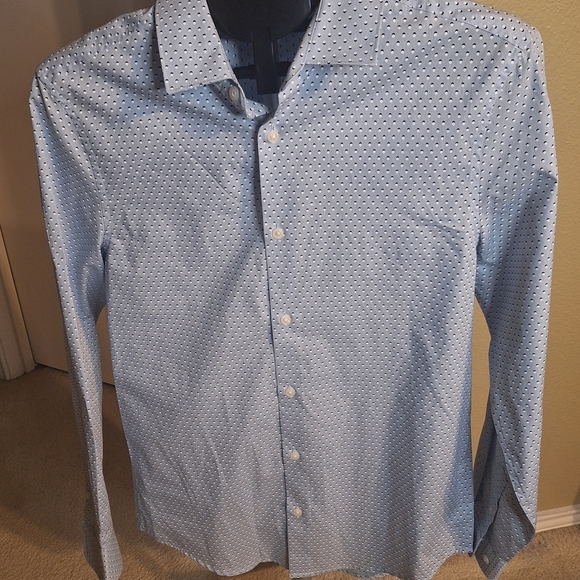 Perry Ellis Other - Perry Ellis Light Blue Polka Dot Men's Shirt. Size S